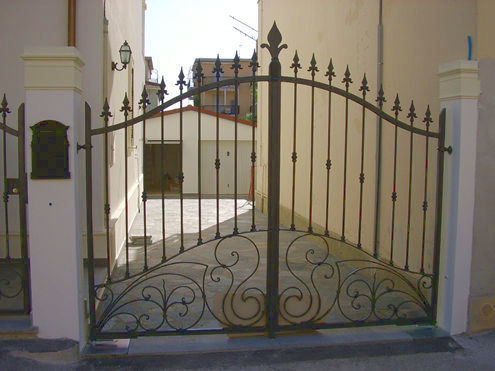 wrought iron gate