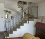 railing for interior with wrought vertical elements (click to blow up)