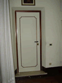 door for interior made of imitation wood (click to blow up)